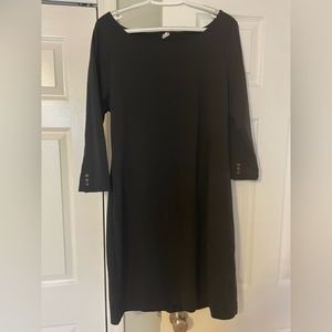 Black old navy fitted dress